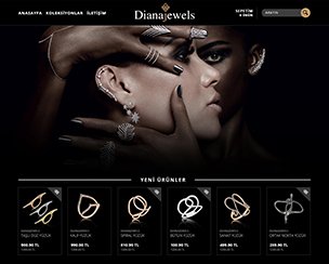 Diana Jewellry E-ticaret Tasarımı