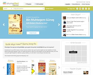 Okuma Sitesi Web Arayüz Tasarımı