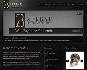 Zerbap Web Sitesi Tasarımı